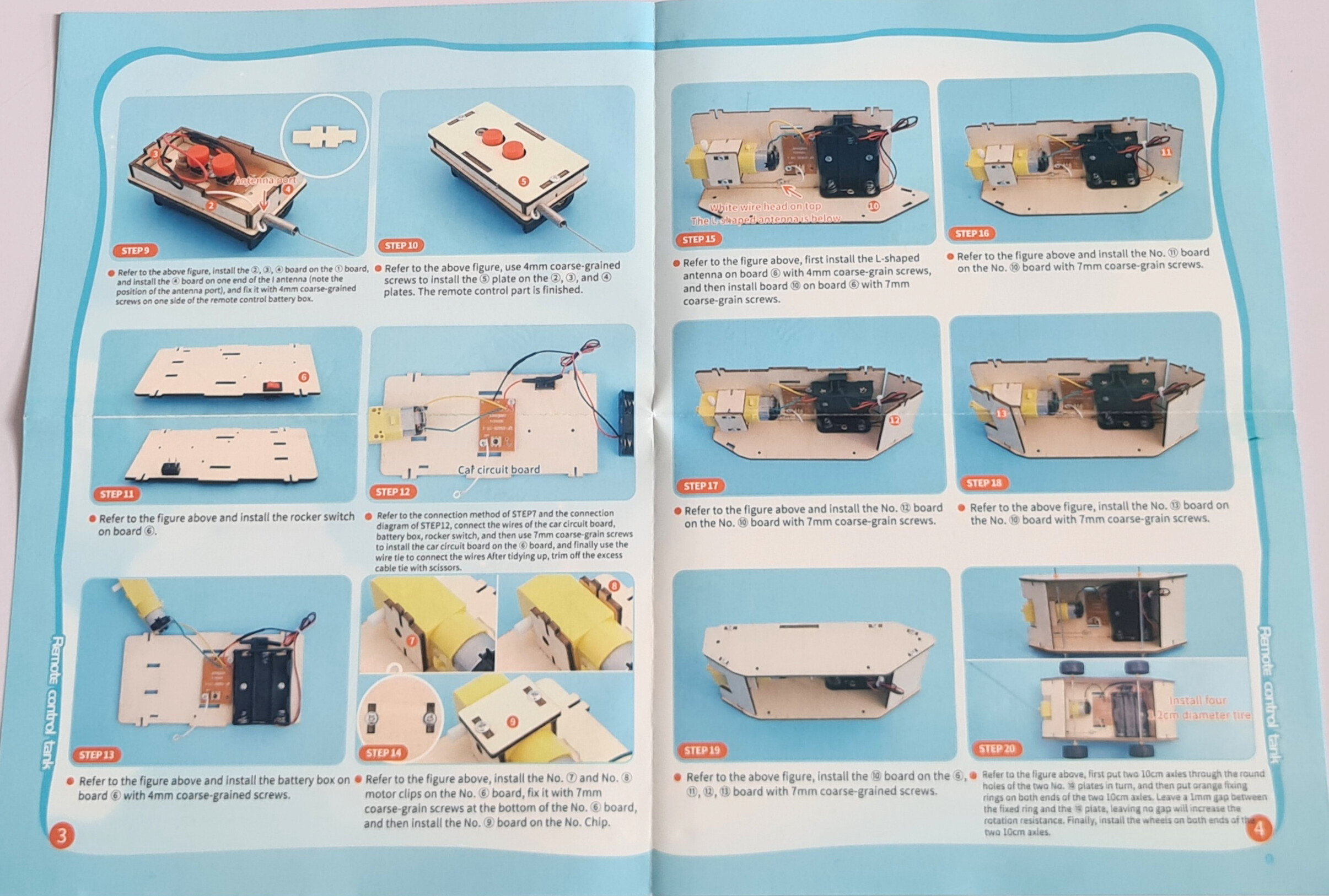 Đồ chơi lắp ghép thông minh mô hình Xe tăng 3D DIY-186