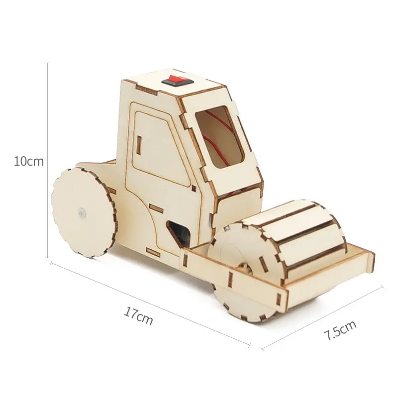 Đồ chơi lắp ghép thông minh Mô hình Xe lu DIY-131