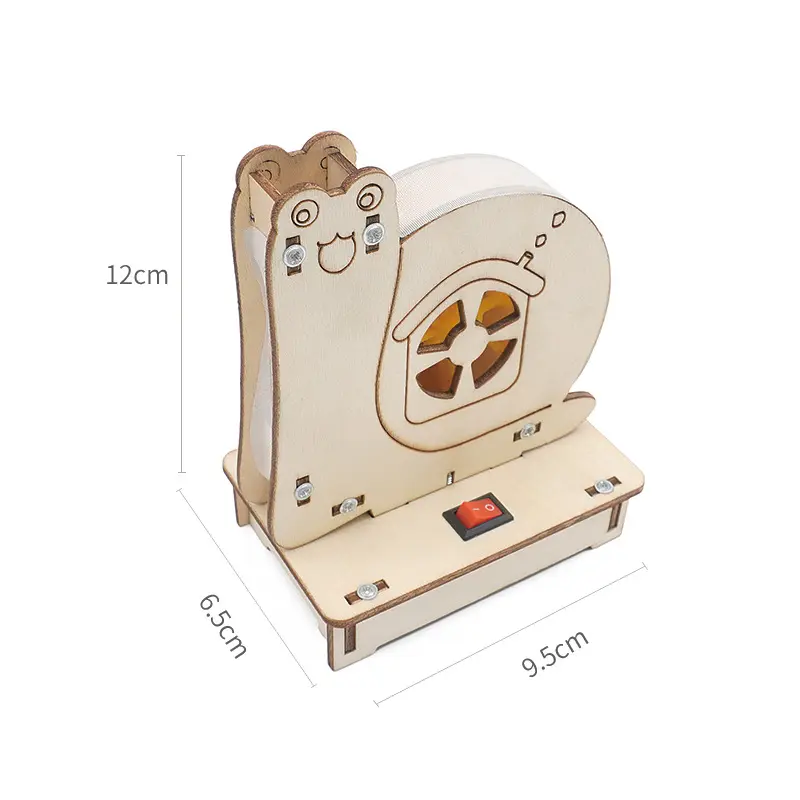 Đồ chơi lắp ghép thông minh băng gỗ mô hình Chú ốc sên 3D DIY-191