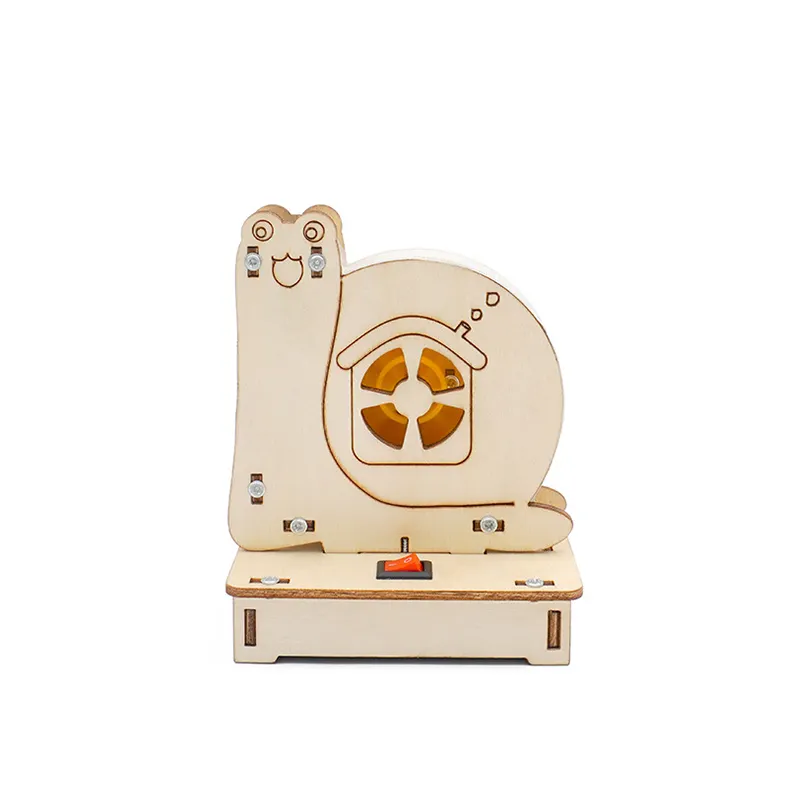 Đồ chơi lắp ghép thông minh bằng gỗ mô hình Chú ốc sên 3D DIY-191