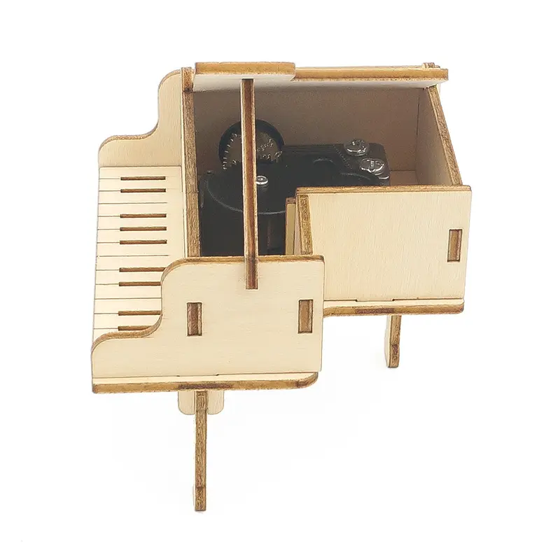 Đồ chơi lắp ghép thông minh bằng gỗ mô hình Đàn Piano DIY-189