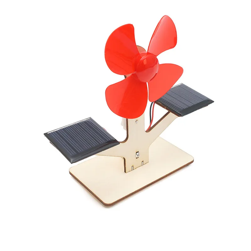Đồ chơi lắp ghép thông minh bằng gỗ mô hình Quạt năng lượng mặt trời DIY-059