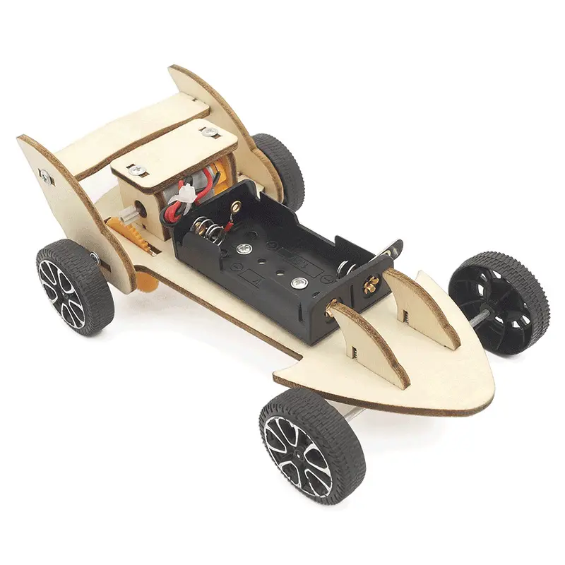 Đồ chơi lắp ghép thông minh bằng gỗ mô hình Xe đua 3D DIY-134