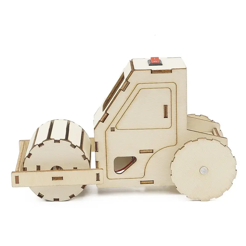 Đồ chơi lắp ghép thông minh Mô hình Xe lu DIY-131