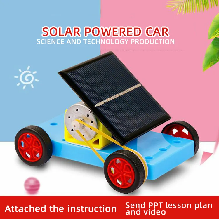 Đồ chơi lắp ghép thông minh ô tô solar DIY-208