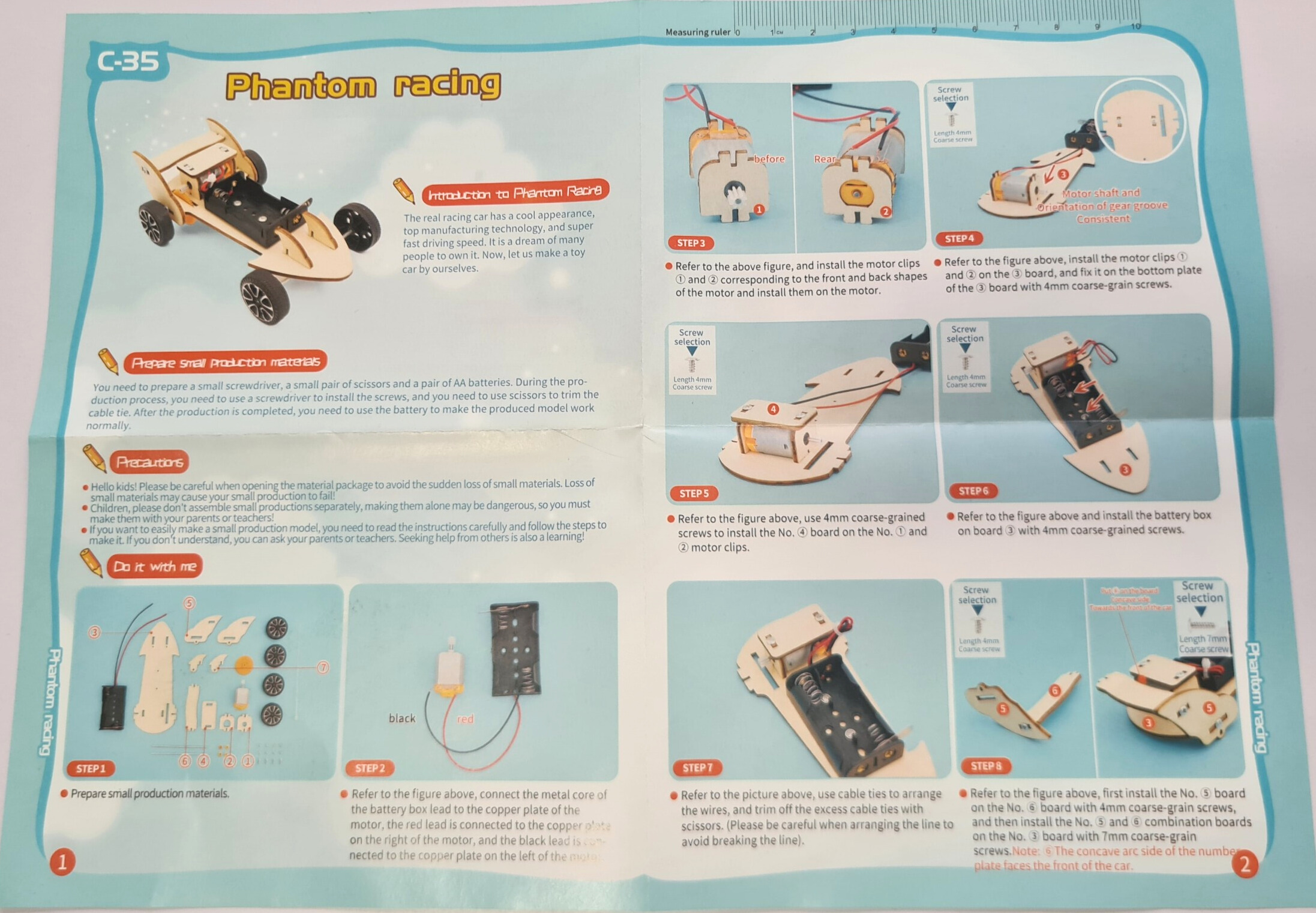 Đồ chơi lắp ghép thông minh bằng gỗ mô hình Xe đua 3D DIY-134