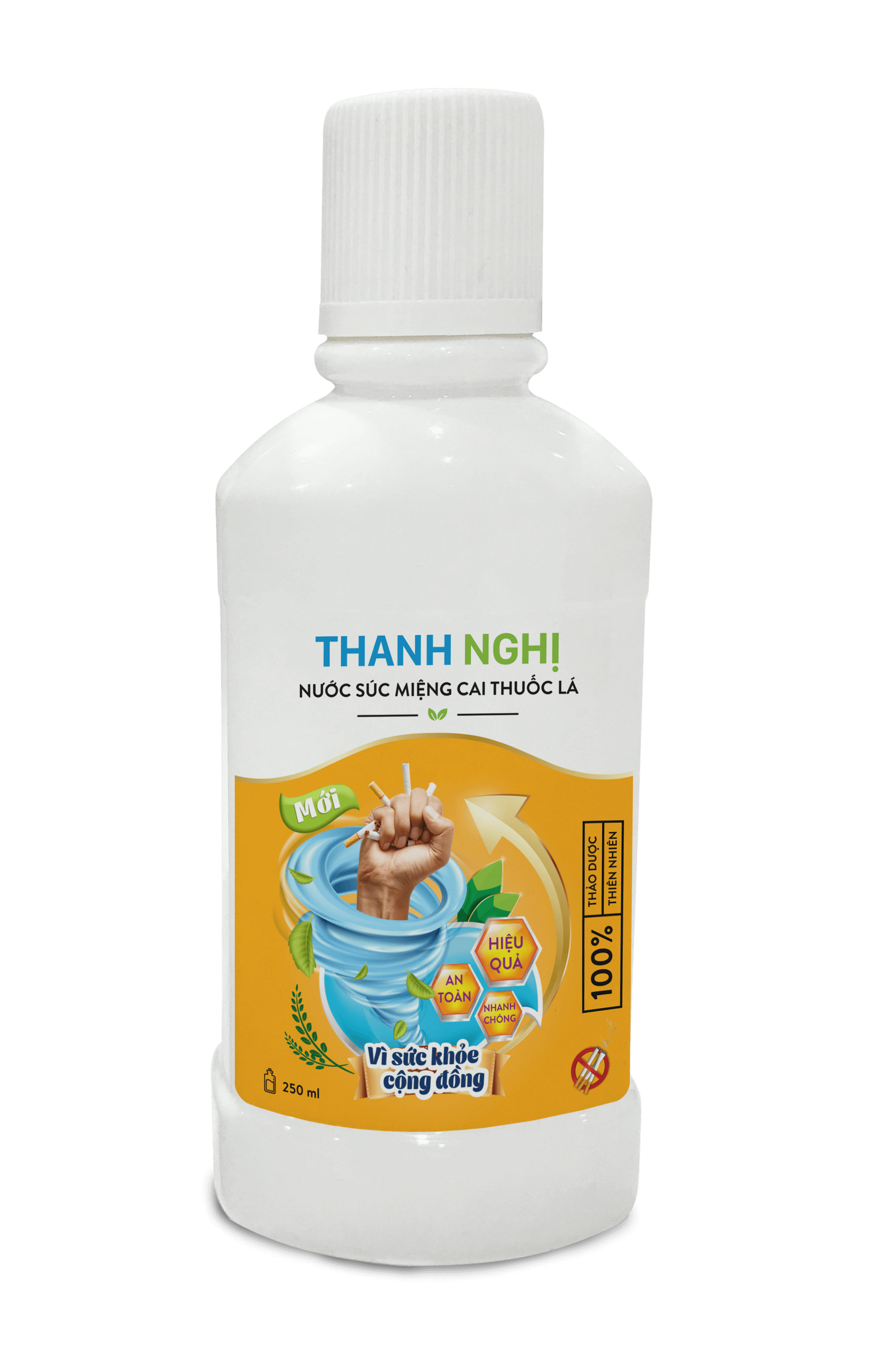 Nước súc miệng cai thuốc lá Thanh Nghị từ thảo dược thiên nhiên Nước súc miệng cai thuốc lá Thanh Nghị từ thảo dược thiên nhiên