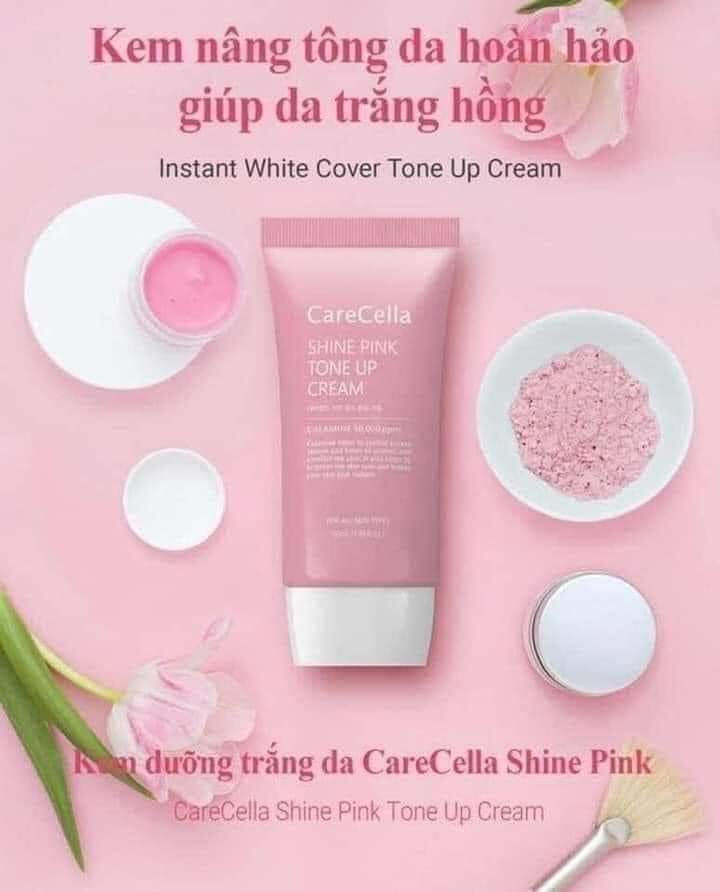 Kem Nâng Tông Da Sáng Hồng, Giảm Nhăn CareCalla Shine Pink 50ml Gcoop Hàn Quốc Kem Nâng Tông Da Sáng Hồng, Giảm Nhăn CareCalla Shine Pink 50ml Gcoop Hàn Quốc