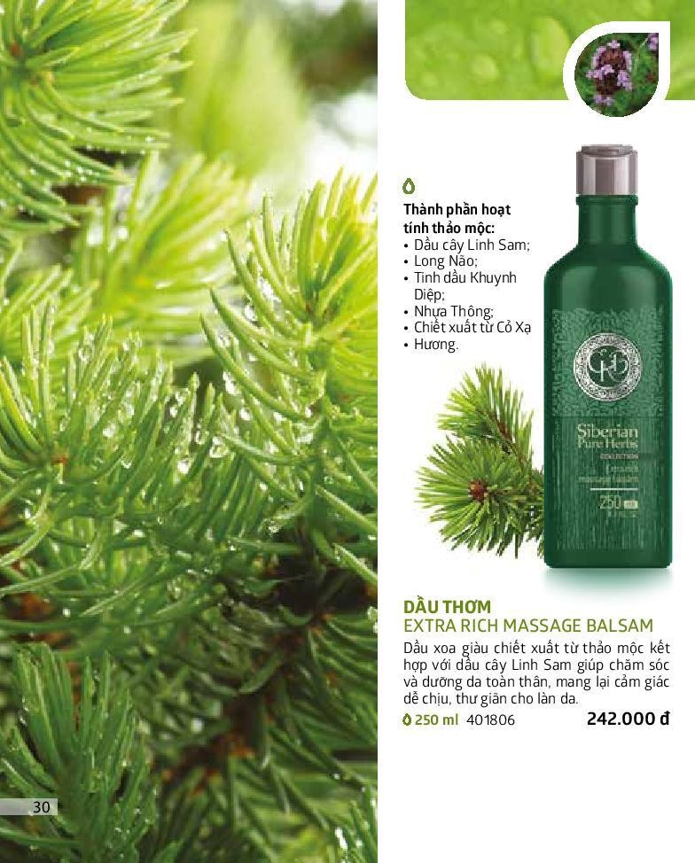 Dầu thơm mát-xa cơ thể 401806 Siberian Health Dầu thơm mát-xa cơ thể 401806 Siberian Health