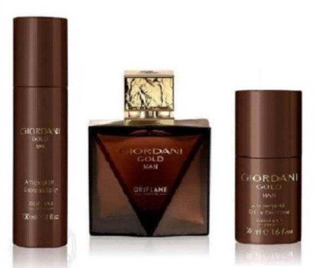 Combo dành cho nam Giordani Gold gồm nước hoa nam, chai xịt và thanh lăn khử mùi Combo dành cho nam Giordani Gold gồm nước hoa nam, chai xịt và thanh lăn khử mùi