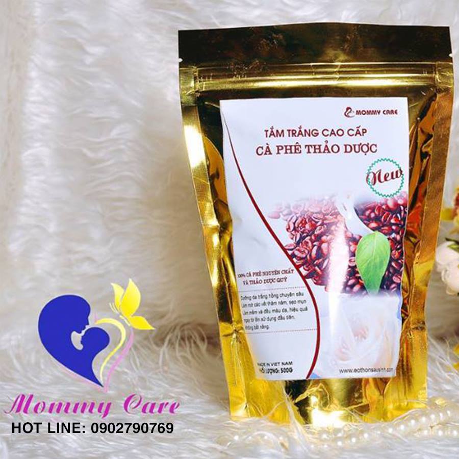 Tắm trắng cao cấp cà phê thảo dược với thành phần hoàn toàn tự nhiên được cung cấp bởi Mommy Care