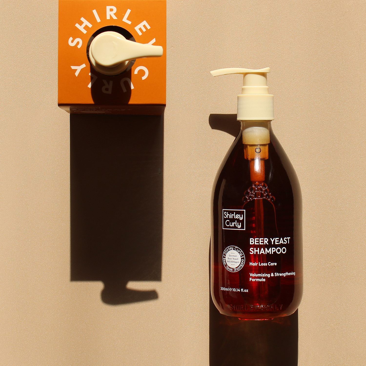Dầu gội ngăn rụng tóc Shirley Curly từ men bia Đức Dầu gội ngăn rụng tóc Shirley Curly từ men bia Đức