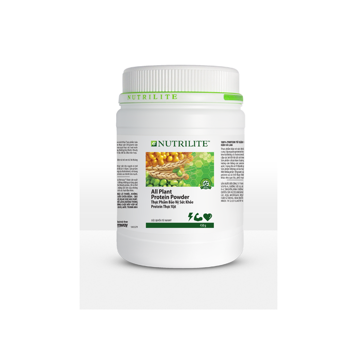 Thực phẩm bổ sung Amway bột Protein từ thực vật Nutrilite All plant Protein power 450g Vani của Lalishop Thực phẩm bổ sung Amway bột Protein từ thực vật Nutrilite All plant Protein power 450g Vani của Lalishop