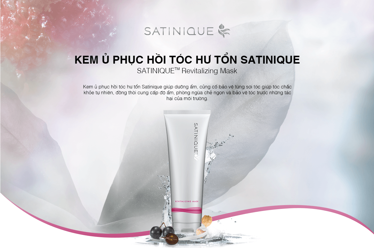 Kem ủ phục hồi tóc hư tổn Satinique Amway 240g Kem ủ phục hồi tóc hư tổn Satinique Amway 240g