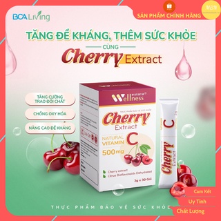 Cherry Extract giúp sáng da, hỗ trợ giảm thâm nám, cải thiện tình trạng da và tóc khô Cherry Extract giúp sáng da, hỗ trợ giảm thâm nám, cải thiện tình trạng da và tóc khô