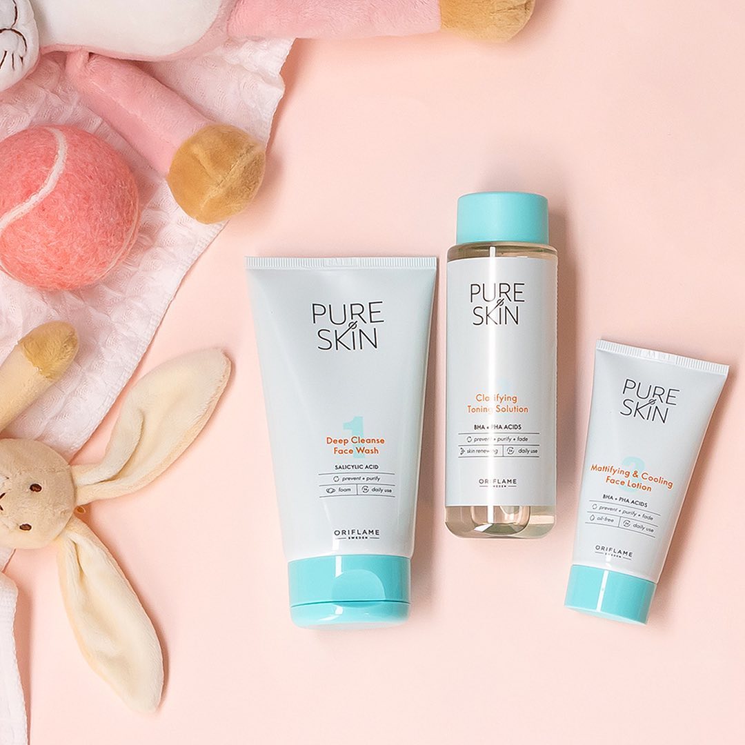 Bộ sản phẩm làm sạch cho da nhờn mụn Pure Skin Bộ sản phẩm làm sạch cho da nhờn mụn Pure Skin