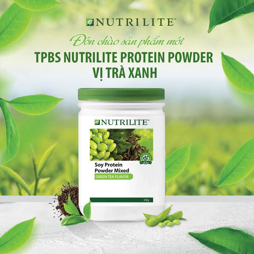 Protein Nutrilite vị trà xanh - nguồn dinh dưỡng quý giá từ thiên nhiên Protein Nutrilite vị trà xanh - nguồn dinh dưỡng quý giá từ thiên nhiên