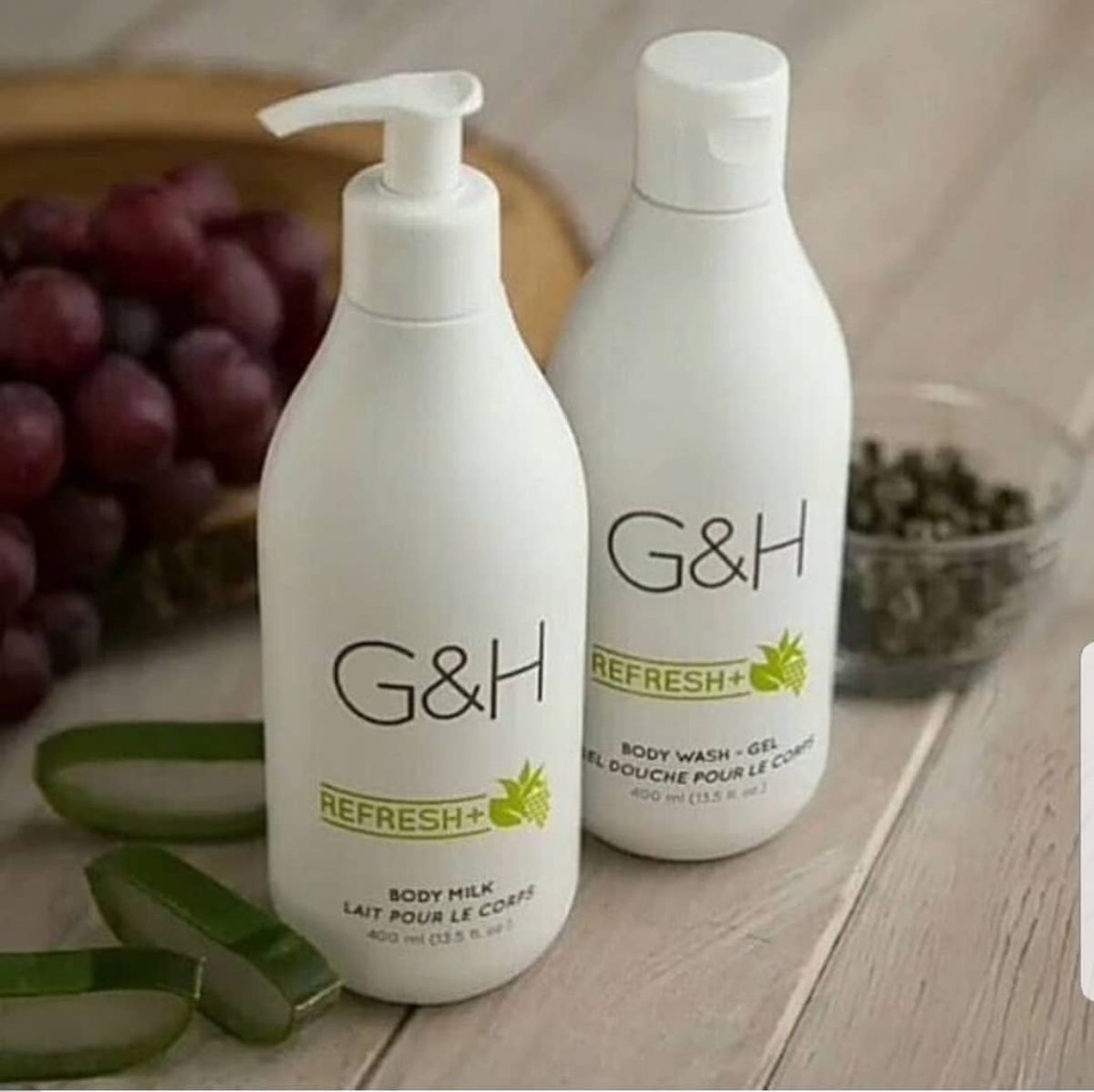 Combo sữa tắm, dưỡng thể tái tạo da Refresh G&H Amway từ Mỹ Combo sữa tắm, dưỡng thể tái tạo da Refresh G&H Amway từ Mỹ