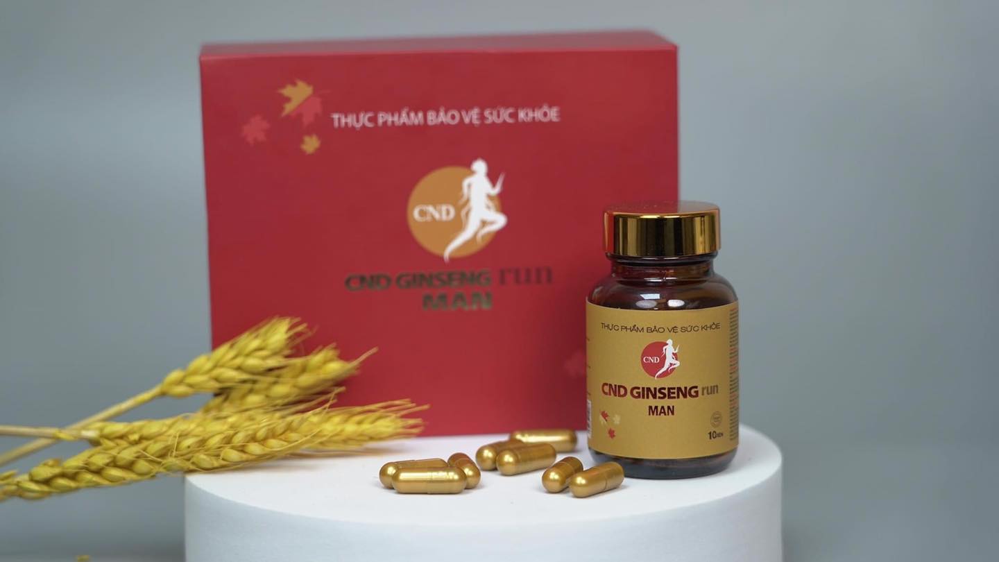 Viên uống nhân sâm tăng cường sinh lý CND GINSENG Run Man Viên uống nhân sâm tăng cường sinh lý CND GINSENG Run Man