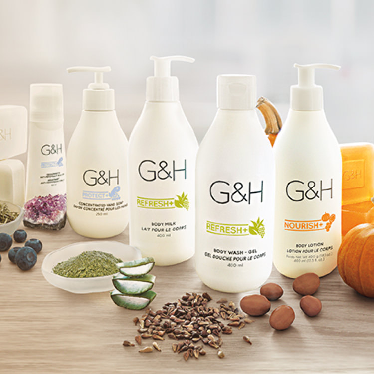 Các sản phẩm chăm sóc cá nhân dòng G&H từ thiên nhiên của Amway Các sản phẩm chăm sóc cá nhân dòng G&H từ thiên nhiên của Amway