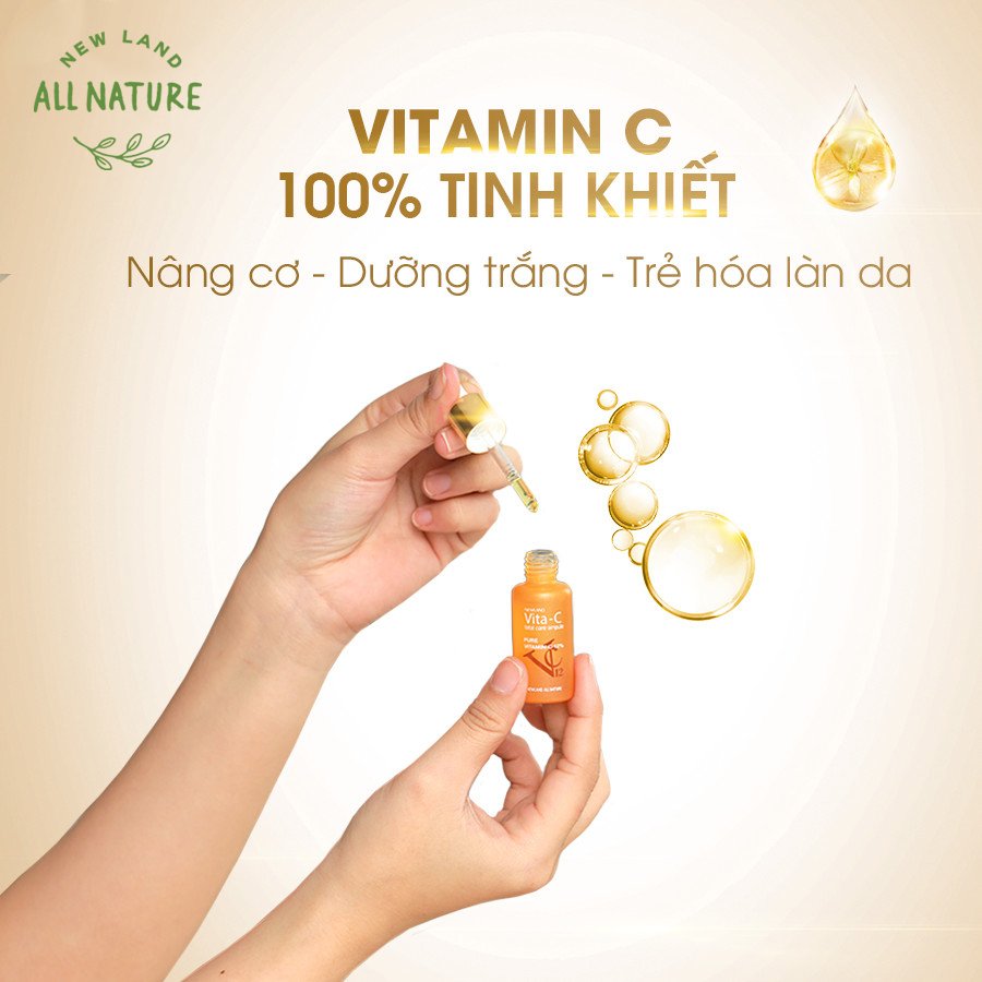 Tinh chất cô đặc Vita-C 12% Newland 10ml trắng sáng, săn chắc da nhập Hàn Quốc Tinh chất cô đặc Vita-C 12% Newland 10ml trắng sáng, săn chắc da nhập Hàn Quốc