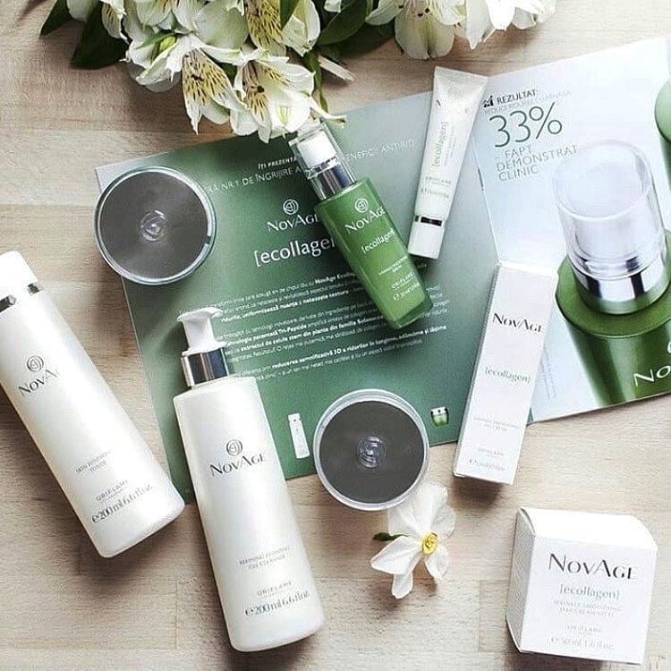 Bộ dưỡng da Oriflame 28971 Novage bổ sung collagen, ngăn ngừa nếp nhăn từ Thụy Điển Bộ dưỡng da Oriflame 28971 Novage bổ sung collagen, ngăn ngừa nếp nhăn từ Thụy Điển