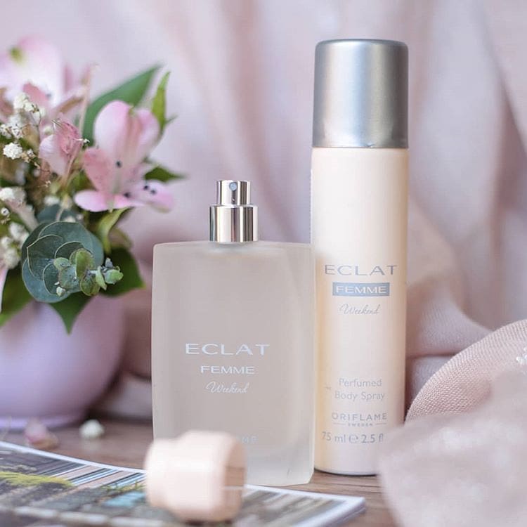 Bộ nước hoa nữ Eclat Femme Weekend gồm nước hoa nữ và chai xịt khử mùi cơ thể Bộ nước hoa nữ Eclat Femme Weekend gồm nước hoa nữ và chai xịt khử mùi cơ thể