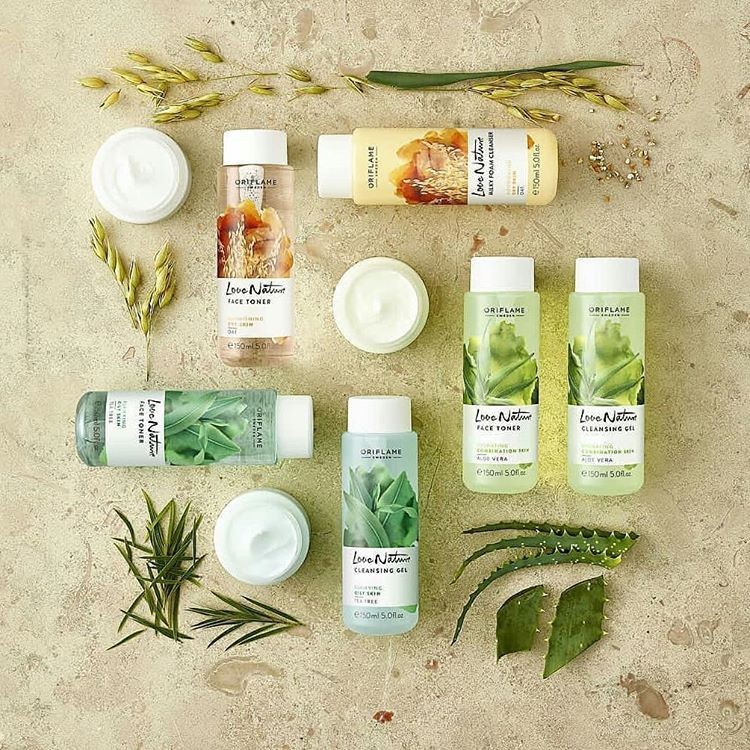 Bộ sản phẩm dưỡng da Nature Love thiên nhiên cho da khô, da dầu và da hỗn hợp từ Thụy Điển Bộ sản phẩm dưỡng da Nature Love thiên nhiên cho da khô, da dầu và da hỗn hợp từ Thụy Điển