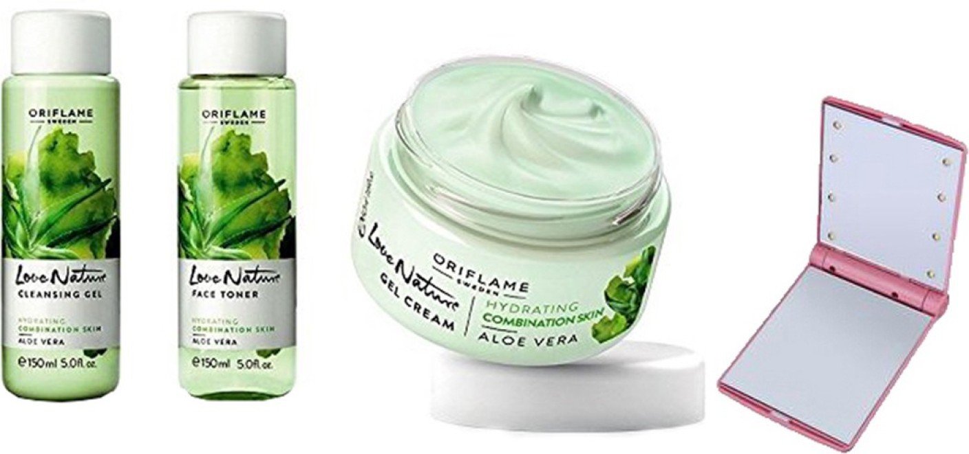Combo dưỡng da nha đam gồm sữa rửa mặt 30144, nước cân bằng 30149 và gel - kem dưỡng 30127 Combo dưỡng da nha đam gồm sữa rửa mặt 30144, nước cân bằng 30149 và gel - kem dưỡng 30127