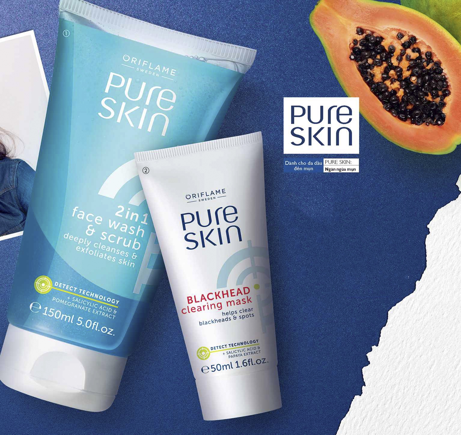 Combo tẩy tế bào chết và mặt nạ đất sét giúp da mụn láng mịn và khỏe hơn Combo tẩy tế bào chết và mặt nạ đất sét giúp da mụn láng mịn và khỏe hơn