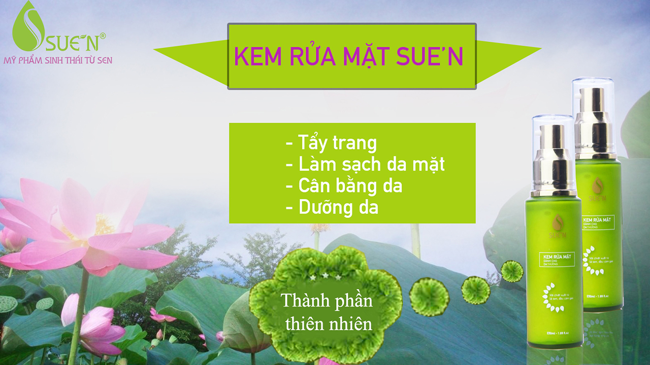 Công dụng của kem rửa mặt Suen Công dụng của kem rửa mặt Suen