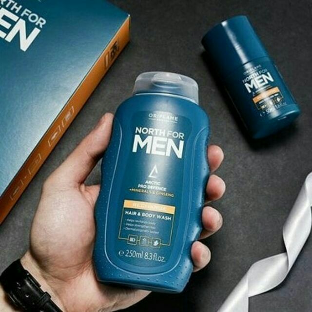 Dầu gội và sữa tắm Oriflame cho nam 32011 North for Men Dầu gội và sữa tắm Oriflame cho nam 32011 North for Men