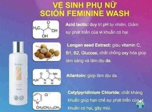 Dung dịch vệ sinh phụ nữ Scion từ Mỹ thành phần từ thiên nhiên Dung dịch vệ sinh phụ nữ Scion từ Mỹ thành phần từ thiên nhiên