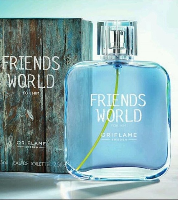 Nước hoa nam Oriflame 33384 Friends World For Him Eau de Toilette Nước hoa nam Oriflame 33384 Friends World For Him Eau de Toilette