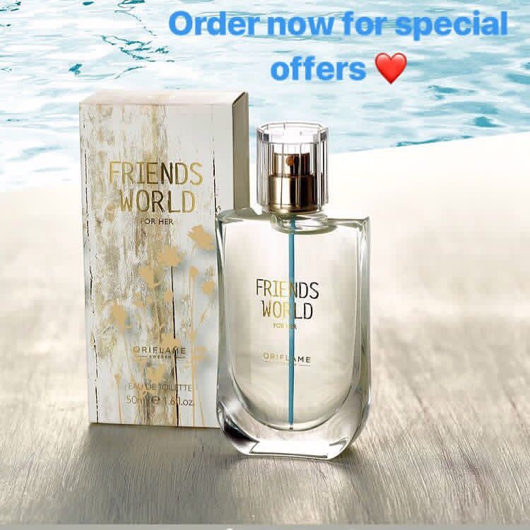 Nước hoa nữ Oriflame 33962 Friends World For Her Eau de Toilette Nước hoa nữ Oriflame 33962 Friends World For Her Eau de Toilette