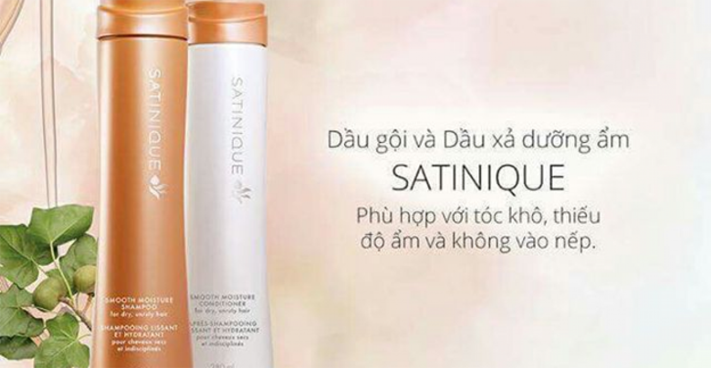 Satinique Smooth Moisture dưỡng ẩm phù hợp với tóc khô, thiếu độ ẩm và không vào nếp Satinique Smooth Moisture dưỡng ẩm phù hợp với tóc khô, thiếu độ ẩm và không vào nếp