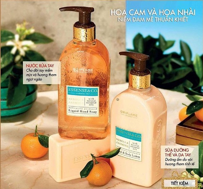 Sữa dưỡng thể và da tay hương cam & hoa nhài Oriflame 32828 Sữa dưỡng thể và da tay hương cam & hoa nhài Oriflame 32828