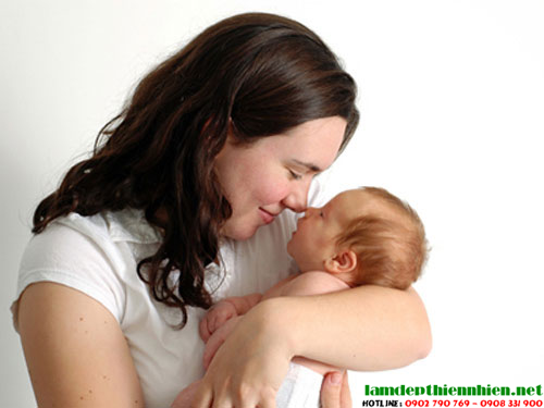 co nên dung my pham sau khi sinh