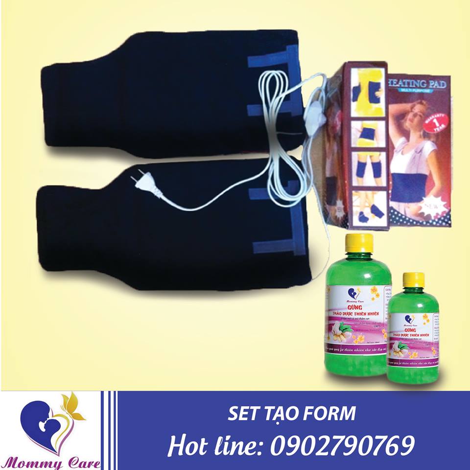 Bộ tạo form Mommy Care giúp giảm mỡ, săn chắc, trắng da và làm mờ thâm rạn da vùng bụng, đùi, chân tay Bộ tạo form Mommy Care giúp giảm mỡ, săn chắc, trắng da và làm mờ thâm rạn da vùng bụng, đùi, chân tay