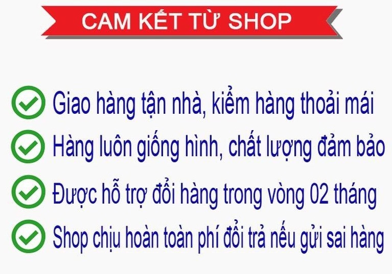 Cam kết từ shop Cam kết từ shop