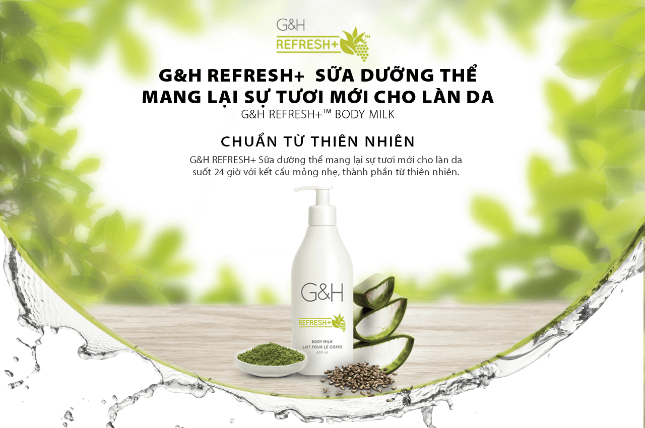 Sữa dưỡng thể mang lại sự tươi mới cho làn da từ thiên nhiên Sữa dưỡng thể mang lại sự tươi mới cho làn da từ thiên nhiên