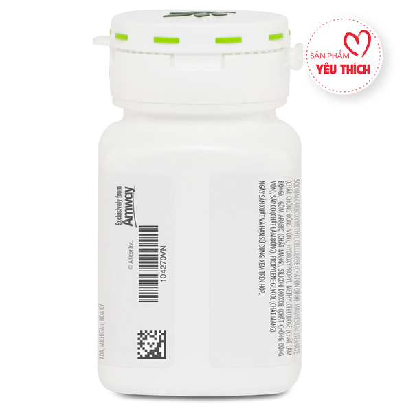 Mã vạch trên thân chai Nutrilite Bio Plus C Mã vạch trên thân chai Nutrilite Bio Plus C