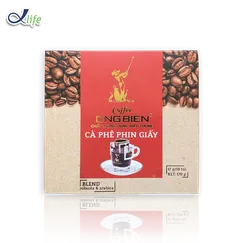 Cà Phê Phin Giấy Hữu Cơ Ong Biển Robusta & Arabica 170g - Hộp 10 Gói