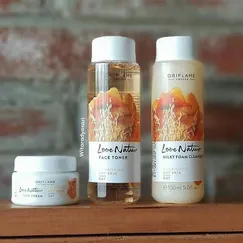 Combo làm sạch và dưỡng da lúa mạch cho da khô Oriflame 33522 33524 33523