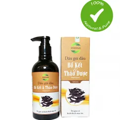 Dầu Gội Bồ Kết & Thảo Dược Hương Quê 500ml Tóc Khỏe, Bóng Mượt