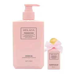 Sữa tắm trắng da hương nước hoa Weilaiya Fragrance Nice Shower Gel 312ml (kèm lọ mini 60ml)