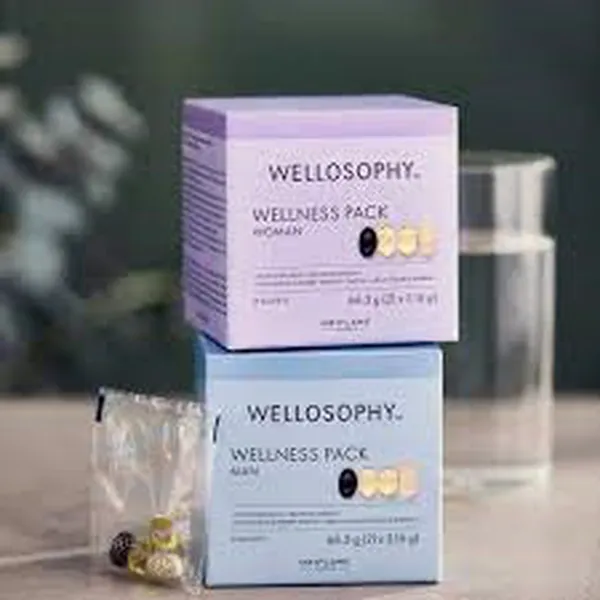 Thực phẩm bảo vệ sức khỏe chống lão hóa, tăng đề kháng cho nữ WELLOSOPHY Wellness Pack Woman 38838