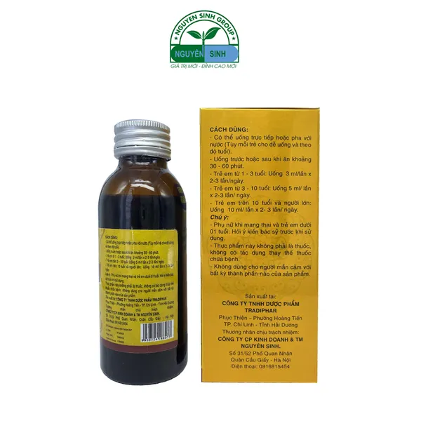 Cao ho Hoàng Bảo Đan hết ho, tiêu đờm, bổ phổi 100ml