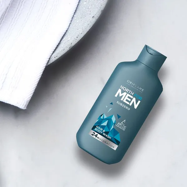 Sữa tắm gội toàn thân Oriflame cho nam Subzero 35878 North for Men 250ml 