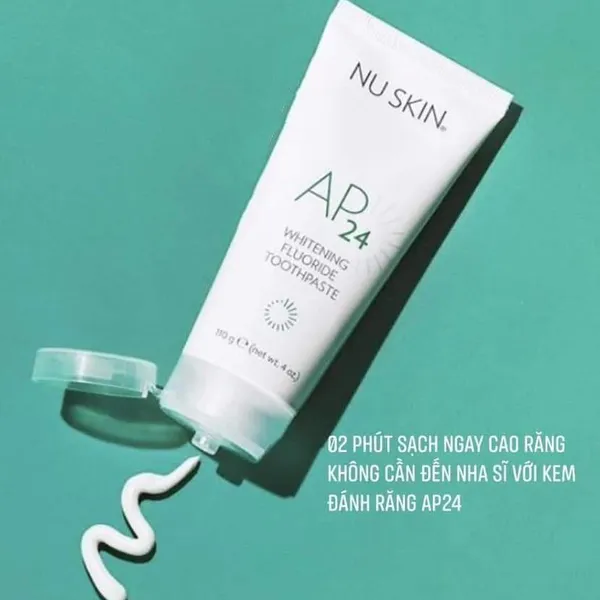 Kem đánh răng trắng sáng, không ê buốt AP24 Nuskin từ Mỹ